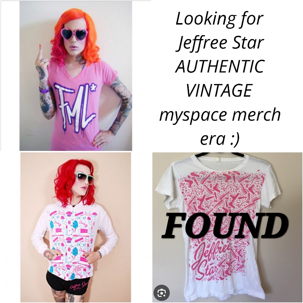 Vintage Jeffree Star myspace hot topic y2k